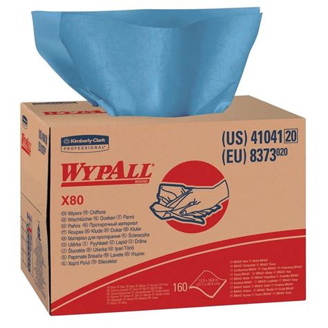 wypall x80 towels brag box qty 160 steel blue|wypall power clean x80 cloths.